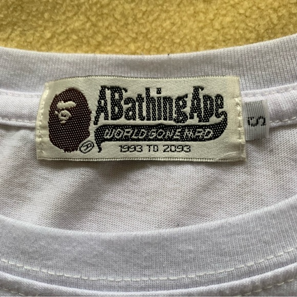 Bape college fade camo tee, small. EUC - Picture 2 of 6